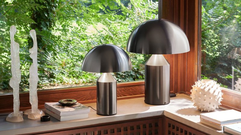 lampada atollo metal