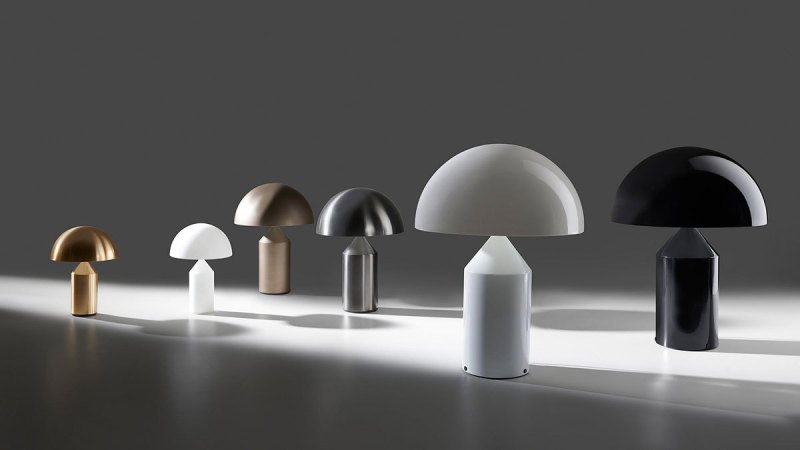 lampada atollo metal