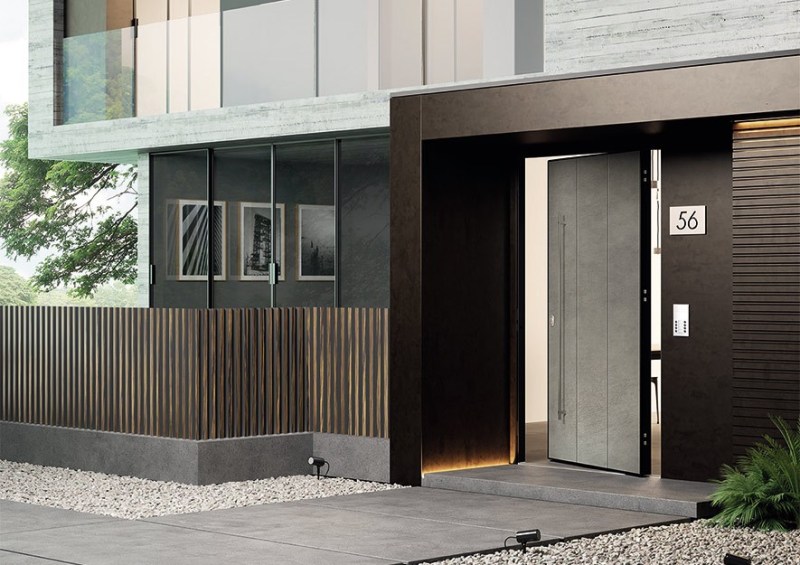 porta blindata a bilico