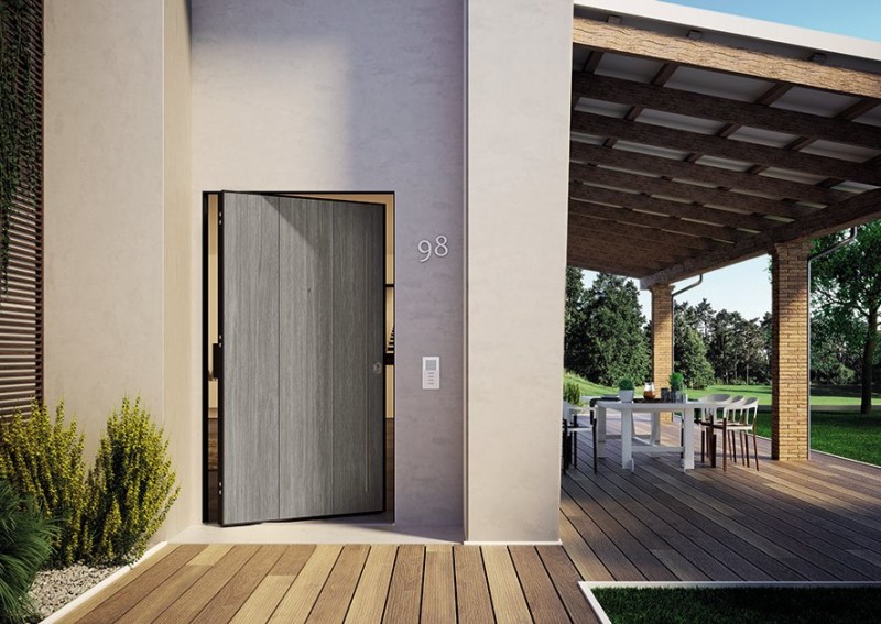 porta blindata a bilico