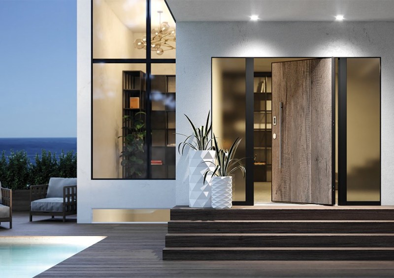 porta blindata a bilico