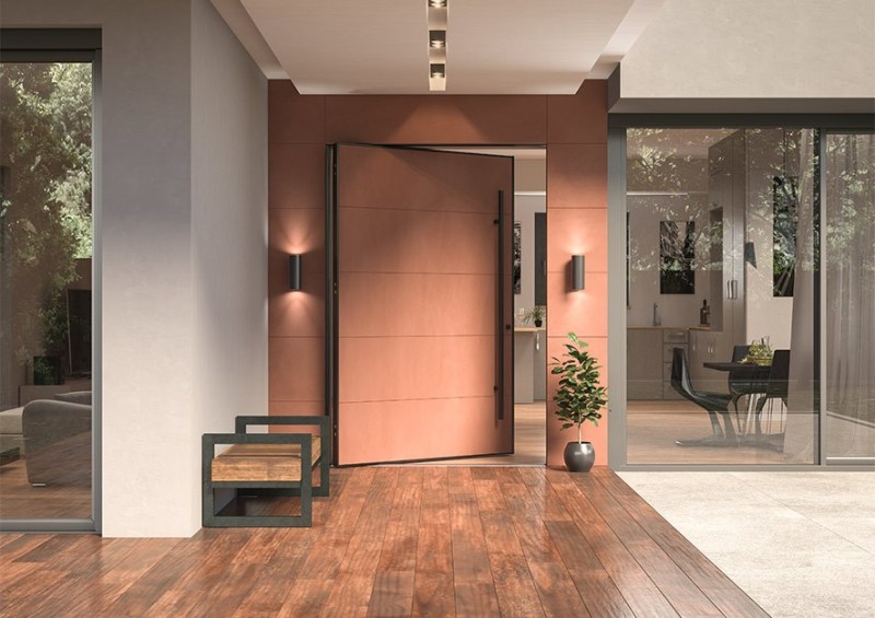 porta blindata a bilico