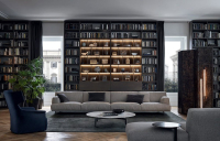 Wall System bookcase, Poliform
