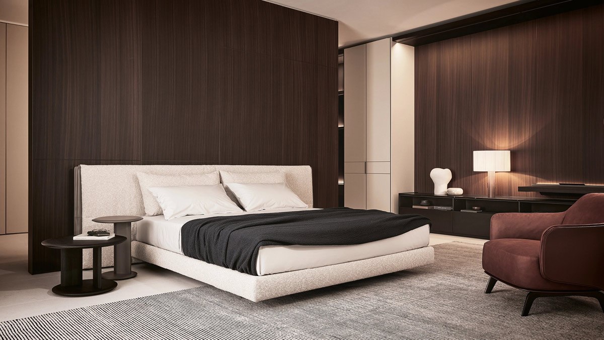 Letto Yume di Poliform, design Jean Marie Massaud Letto Yume di Poliform, design Jean Marie Massaud