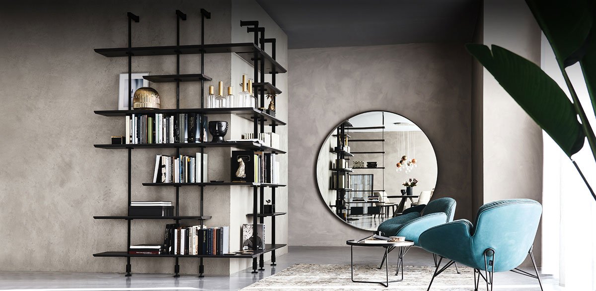 Libreria Airport di Cattelan Italia, design Giorgio Cattelan Libreria Airport di Cattelan Italia, design Giorgio Cattelan