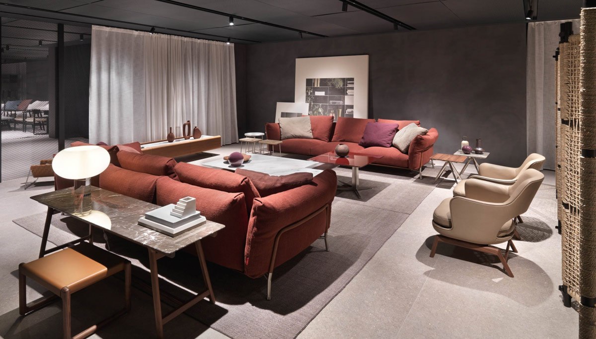 Divano Ambroeus di Flexform, design Antonio Citterio Divano Ambroeus di Flexform, design Antonio Citterio