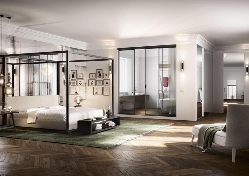 FerreroLegno, pannelli scorrevoli Delineo - collezione Scenario