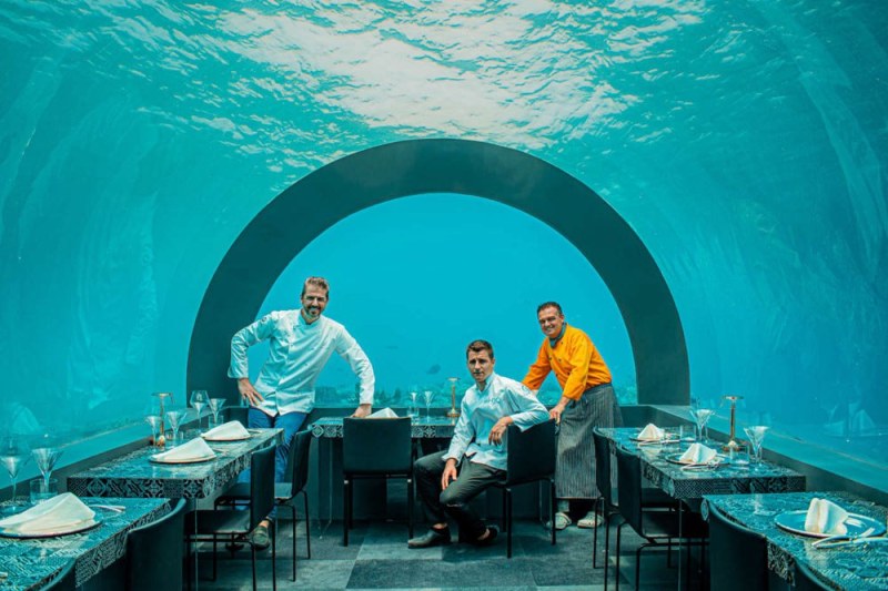 Ristorante H2O: alla Maldive si cena sott’acqua