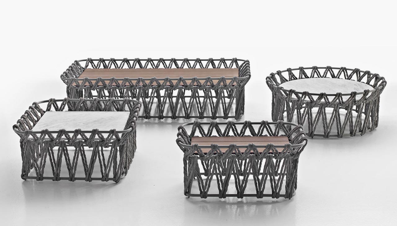 Butterfly, i tavolini da giardino "etnochic"