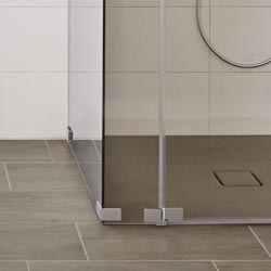 c-doccia (1) La doccia a filo pavimento.