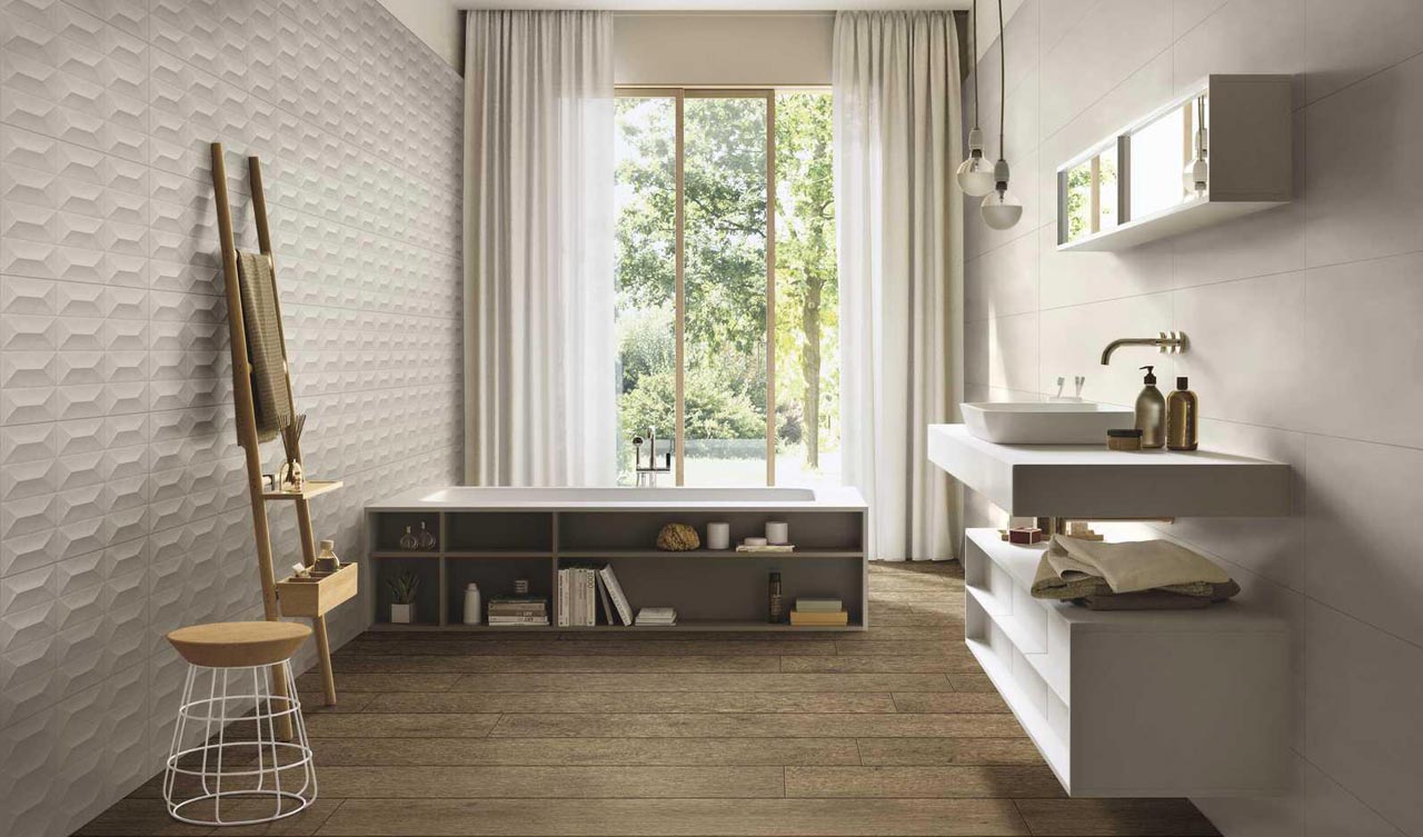 Ordine e relax nel bagno “naturale”