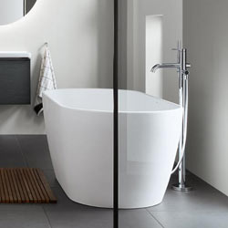 La vasca free-standing.