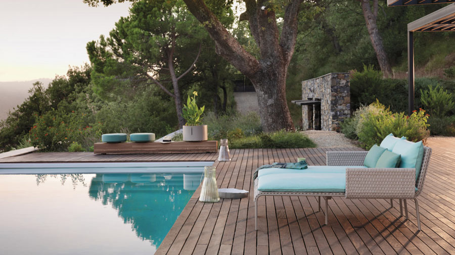 The impeccable style of poolside comfort