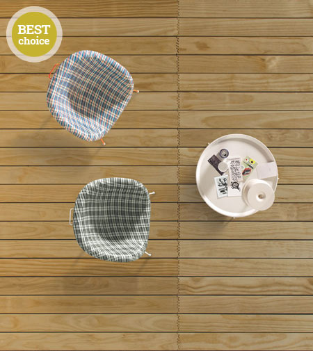 The balcony is ready for summer