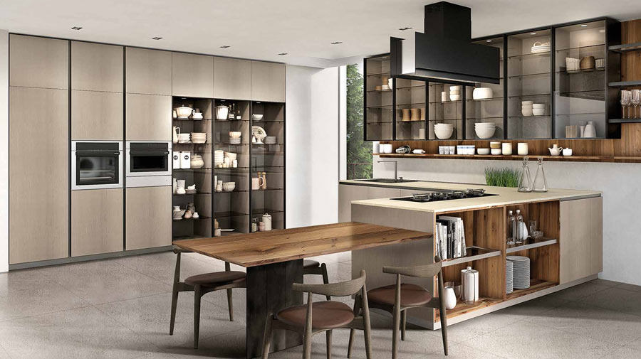 Kitchen and dining: all out in the open