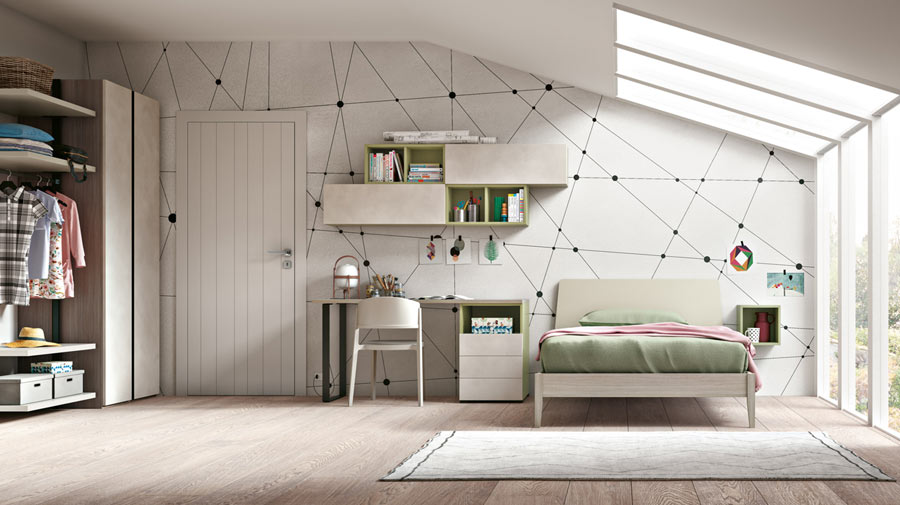 Grafiche leggere per la cameretta moderna