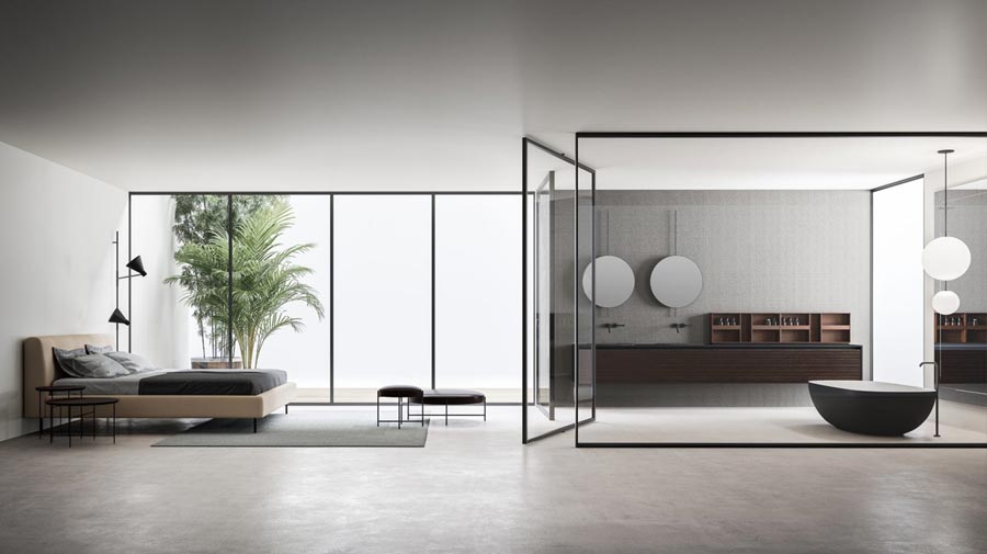 Il bagno è una sala benessere a tutta vista