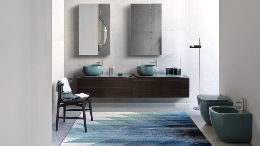 The bathroom gets embellished with surprising details