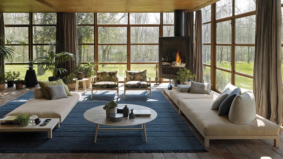 The veranda living room, an oasis of relaxation