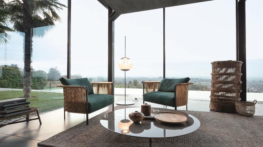 The ethno-chic living room