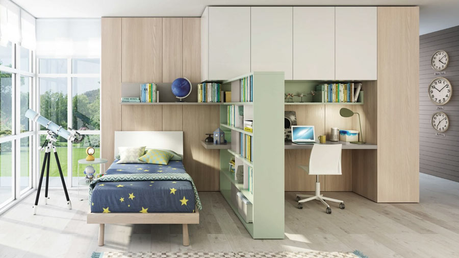 The study area: compact yet spacious