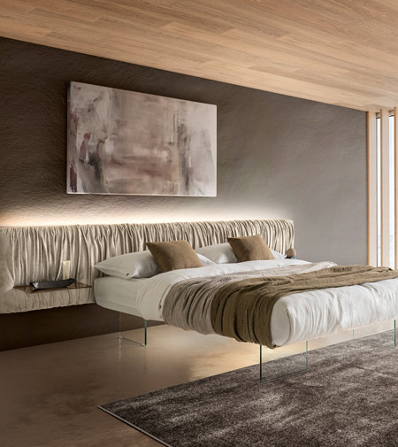 The new bedroom is a comfy set