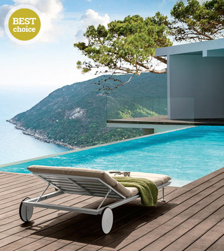 Sun-kissed sunbeds and loungers