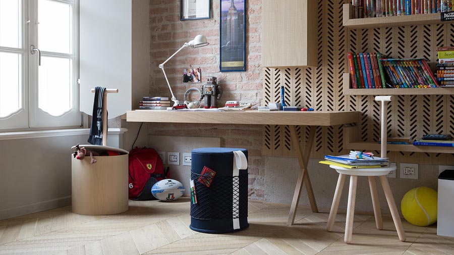 This Nordic home office multitasks