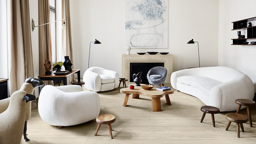 Mystone Travertino by Marazzi, an original take on marble