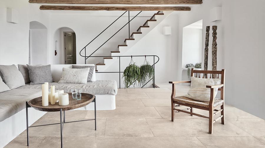 In the living room, new interpretations of country style