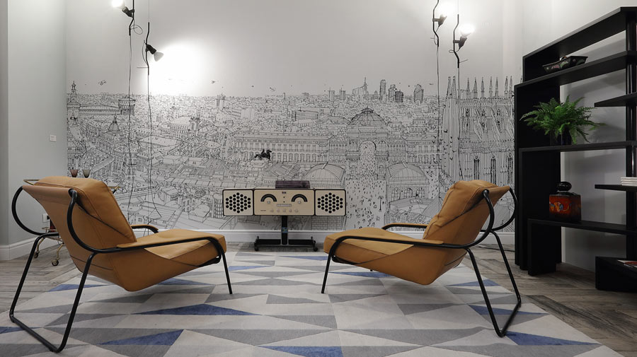 Nothing as modern as a vintage sitting room