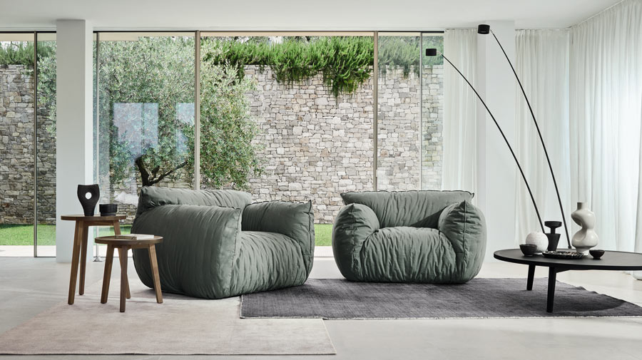 Cushy armchairs for a comfortable living room