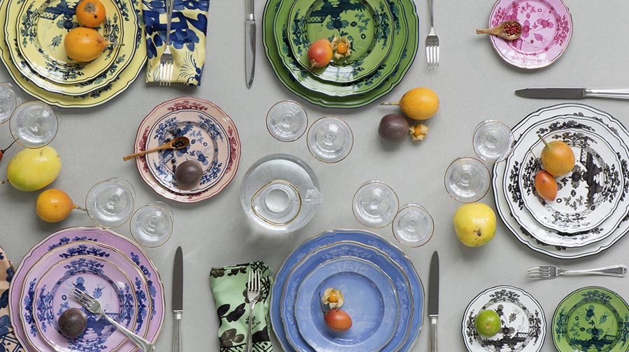 Oriental flavor for the new classic table