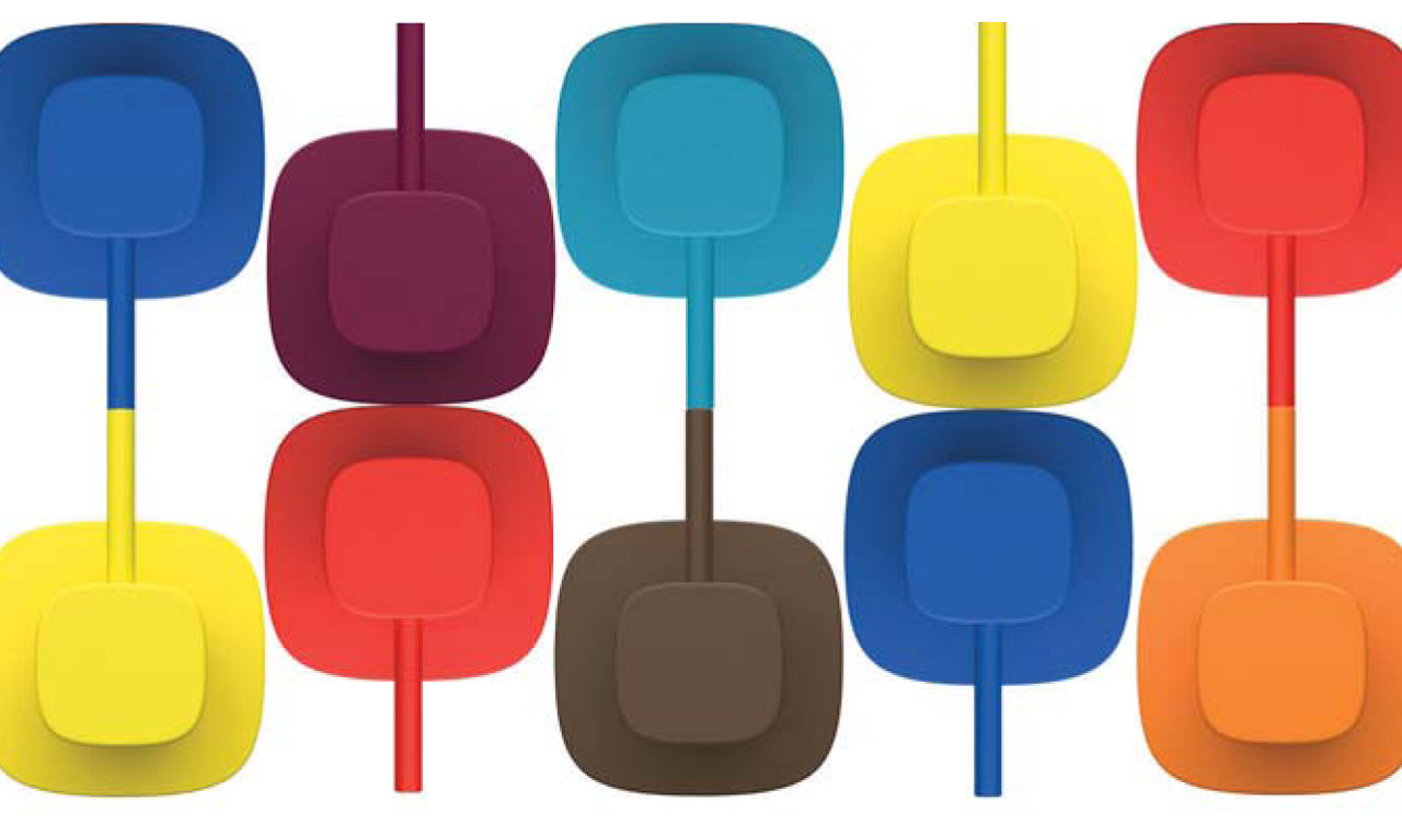 Bold wellness in the multi-colored bathroom