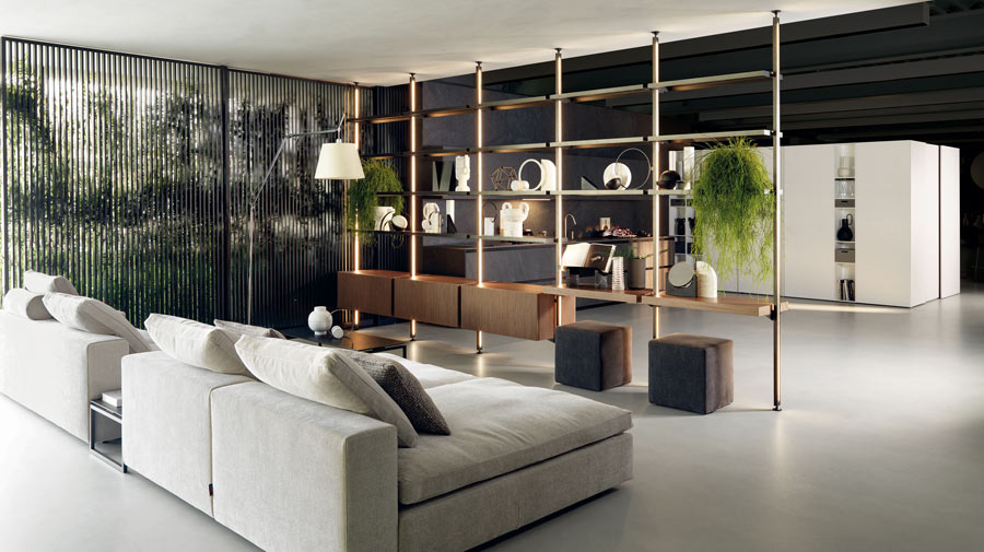 Totem by Euromobil, a bookcase to experience