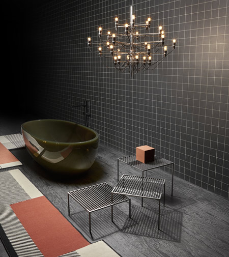 Pagine Scritte by antoniolupi, elegance between the stripes