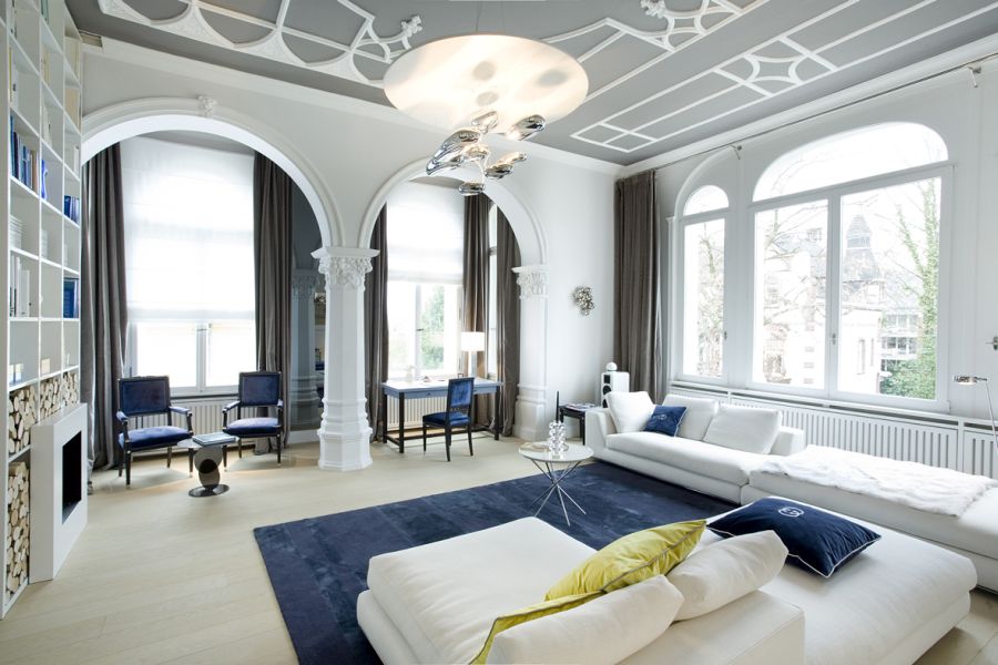 Historic beauty and modern freshness in a period apartment in Wiesbaden