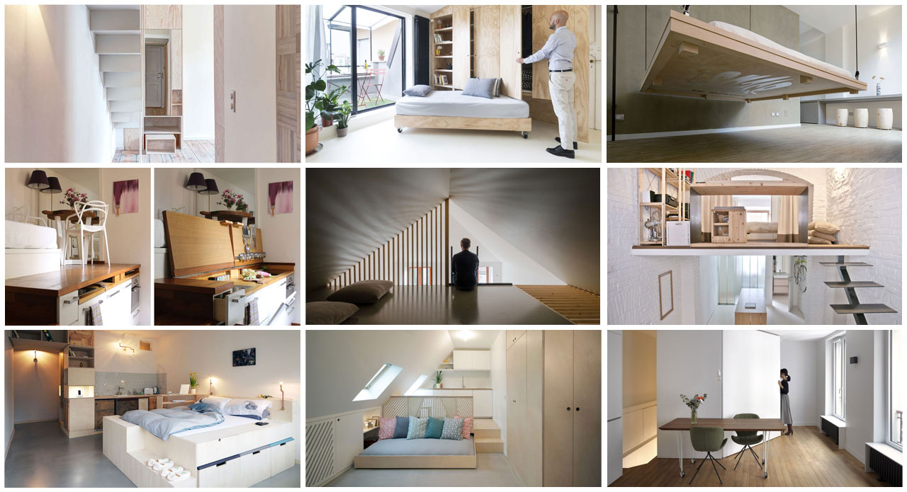 BEST Solutions... The 9 most beautiful mini-apartments of 2017
