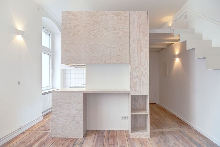 BEST SOLUTIONS – Micro home, a 21 sqm mezzanine apartment in Berlin