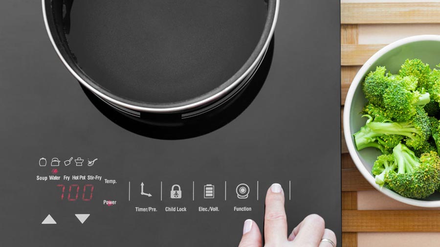 Caso Design for Punto De, the portable induction hob