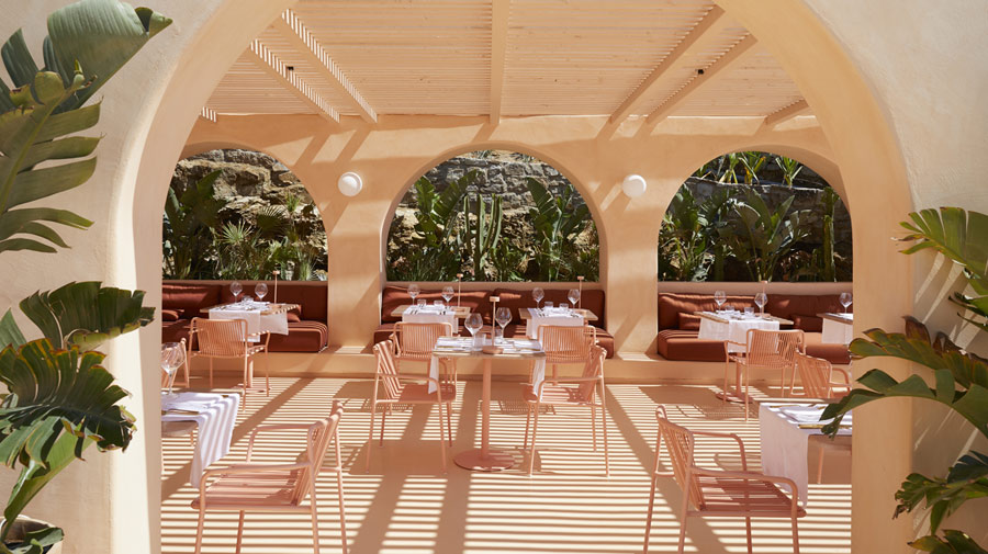 Collini Villas Mykonos and the knowhow of Pedrali