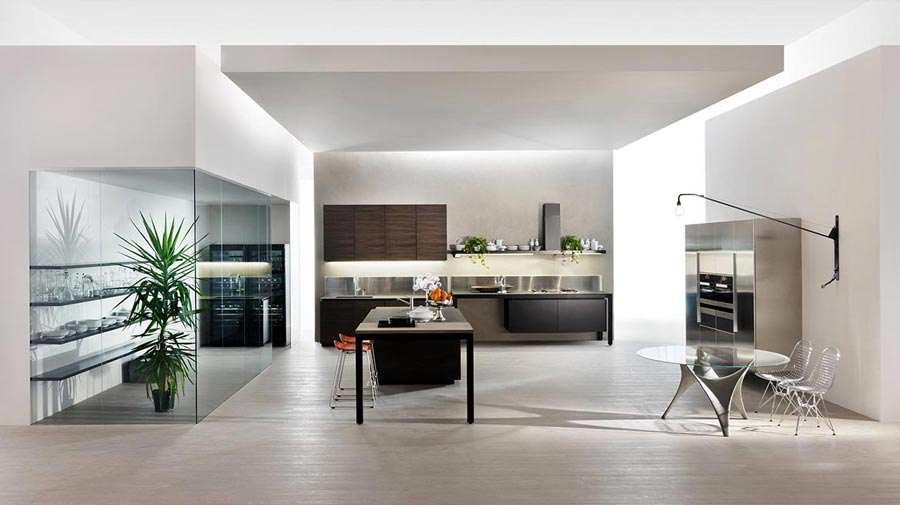 In the kitchen, high-tech meets your guests