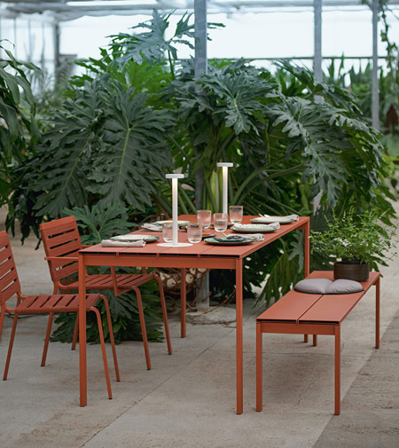 The new outdoor tables: shall we eat out?