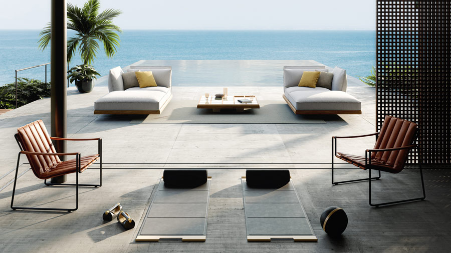 The perfect home fitness zone, inside and outside the home