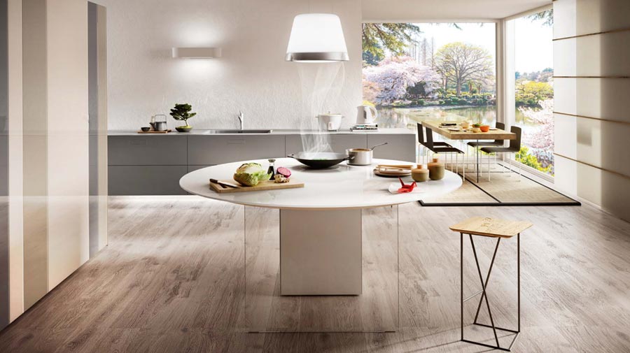 A table which doubles-up as a hob