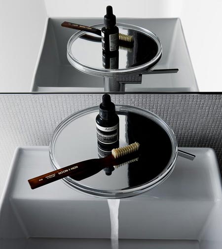 Kartell by Laufen introduces the mixer tap/ tray