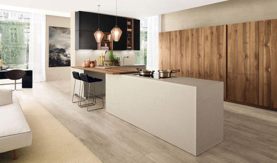 La cucina di riciclo ecosostenibile