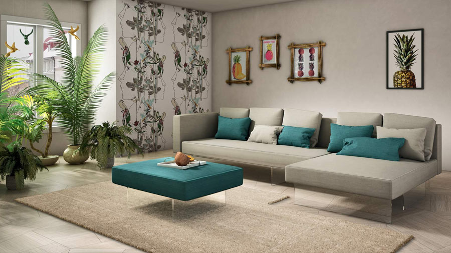 Chill-out in a light and airy living room