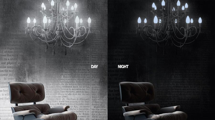 Light+Light by Instabilelab, the wallpaper that lights up your home