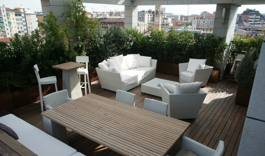 Paradise on the rooftops of Milan